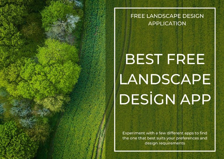 Is there a free app to design landscape